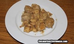 Albóndigas con sepia Albondigas con sepia